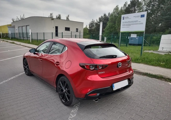 Mazda 3 cena 92250 przebieg: 34500, rok produkcji 2020 z Warszawa małe 379